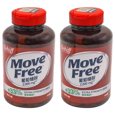 Move Free 益節 葡萄糖胺錠, 150錠, 1.3g, 2罐