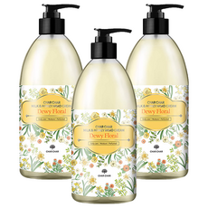 CHAR CHAR 牛奶蜂蜜水潤花香護手霜, 500ml, 3個