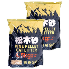 pet story 寵物物語 松木砂, 4.5kg, 2袋, 松木