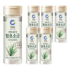 청정원 함초소금, 140g, 6개