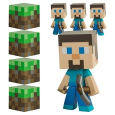 마인크래프트 Vinyl 스티브 피규어, 4개