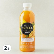 아침에주스 서울우유 블랙라벨 망고주스, 2개, 750ml