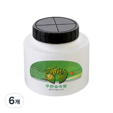 기분좋은날 방향제 자동 분사기 방향제 카트리지 리필 푸른숲속 대, 6개, 240g