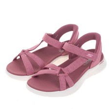 SKECHERS 女款 GO WALK FLEX SANDAL 涼鞋 141481MVE, 粉色, 26cm