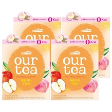 아워티 애플 피치 우롱티, 11.6g, 8개입, 4개