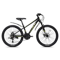 벨로시아 트렌타2.1D 24 시마노21단 디스크 MTB자전거 미조립, 블랙 + 라임, 180cm, 1개