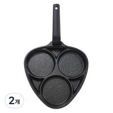 QUEEN SENSE Erica 電磁爐適用3格煎蛋鍋, 37cm, 2個