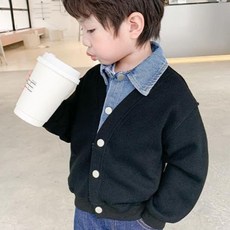 Arbe 兒童襯衫疊穿開襟衫