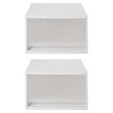 BRIDA 食品櫃用抽屜 高款 奶油白, 乳白色, 2個