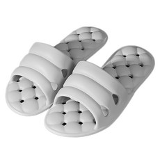 城市漫遊 摺疊拖鞋防滑 減壓舒適款 贈收納袋, L, 灰色