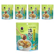 小資時刻 寒天檸檬蜂蜜蘆薈海燕窩 低卡熱量 豐富纖維質 獨立包裝, 150g, 5包