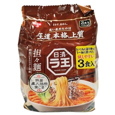 NISSIN 日清 拉王 3食包麵 擔擔麵風味 95g, 27包