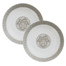 HERMES 愛馬仕 馬賽克24鉑金麥片碗 035014P, 混合色, 2個