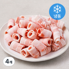 파머스팩 한돈 대패 삼겹살 구이용 (냉동), 2kg, 4개
