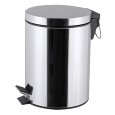 AOTTO 創意傢俱 20L 踩踏式不銹鋼垃圾桶 型號SD-011, 銀色