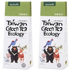 daebete 茶米茶 自然生態 清鮮綠茶茶包 Set, 台灣綠茶, 3g/15入, 15包, 2盒