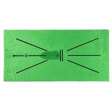 高爾夫揮桿墊方法推桿練習擊球跟踪器草皮識別軌跡校正器 搖擺墊