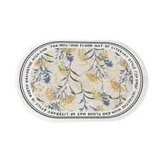 B01 升級版防霉可水沖軟式珪藻土吸水速乾防滑地墊, 復古4