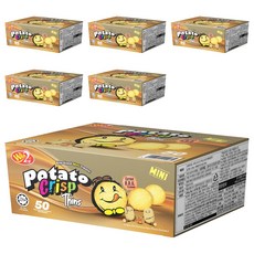 윈윈푸드 포테이토크리스프 씬 엑스트라 바베큐맛 50p, 450g, 6개