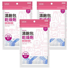 UdiLife 優的生活大師 濕飽包乾燥劑 WG3973 6入, 60g, 3包