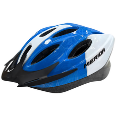 MERIDA 美利達 安全帽 CS-1700, 藍色 + 白色, 1個