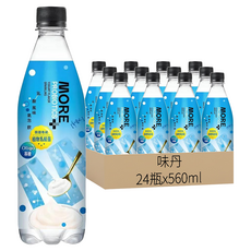 多喝水 MORE+ 維他命氣泡水 乳酸風味, 560ml, 24瓶