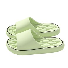 Daon 柔軟防樓層噪音EVA雲朵拖鞋, 綠色, 1個