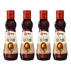 CJ BEKSUL 白雪 香濃芝麻油, 320ml, 4個