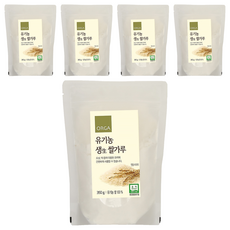 올가홀푸드 올가 유기농 생쌀가루, 350g, 5개