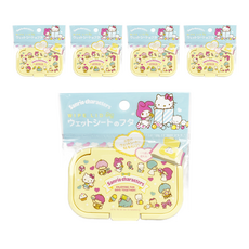 Sanrio 三麗鷗 濕紙巾黏貼蓋, 5個, yellow