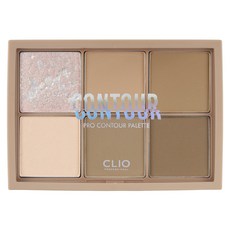 CLIO 珂莉奧 Contour 6色修容盤, Mute Hazel, 1入