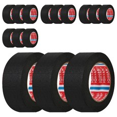 iQIHAN DADA 遮蔽紙膠帶 30mm x 15m, 黑色, 15個