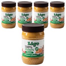 리고 100% 땅콩버터 청키, 453g, 5개