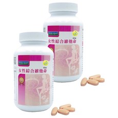 VEGLIGHT 素天堂 女性綜合維他命 微小顆粒, 60顆, 2罐