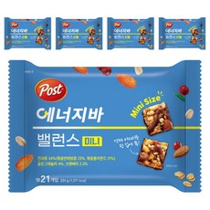 포스트 밸런스 미니 에너지바, 231g, 5개
