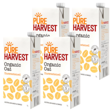 PURE HARVEST 囍瑞 澳洲有機燕麥奶, 1L, 4瓶