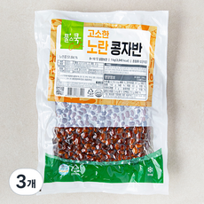 풀무원 풀스쿡 노란 콩자반, 1kg, 3개