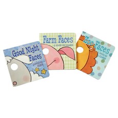 Melissa&Doug 瑪莉莎 童書 逗趣面具書 可愛動物 3件組, 不適用