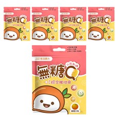 悠活原力 無糖Q小熊軟糖 綜合維他命, 10顆, 2.5g, 5包