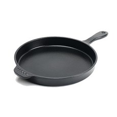 MOOSSE IH爐適用單柄鑄鐵平底鍋, 24.5cm, 1個