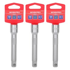 WORKPRO 多功能延長桿 125mm WP275029, 3個