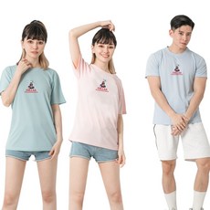 MI MI LEO 高透氣吸排T恤3件組 台灣製 C17, 淡綠色 + 淡藍色 + 淡粉色