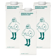 Minor Figures 小人物燕麥奶 咖啡師精選, 1L, 3瓶