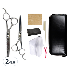 데일리프렌즈 미용실전용 가위 세트 H44, 혼합색상, 2세트