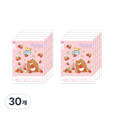 ibis 女童用讀書心得記錄本 寬格 小學1-2年級 11586, 30個, 草莓