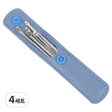 바움미루 고급 귀이개 6종 세트 블루 S, 4세트