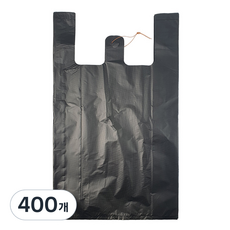 World Clean 黑色手提塑膠袋, 3L, 400個