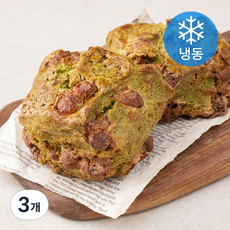 우드앤브릭 말차 스콘 (냉동), 95g, 2개입, 3개