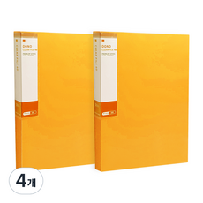 투코비 도노 클리어화일 A4 40매, 오렌지, 4개