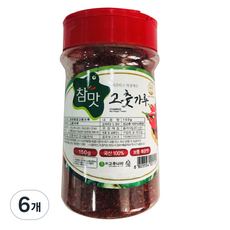 고추나라 참맛 청결 고춧가루, 150g, 6개